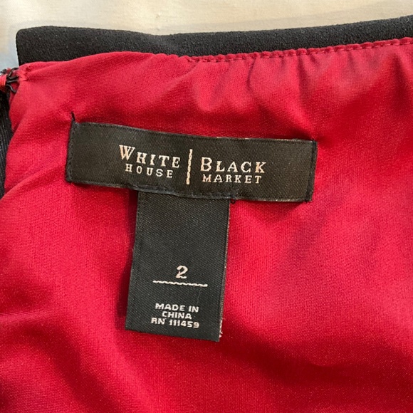 White House Black Market, size 2, black dress. - Picture 5 of 5